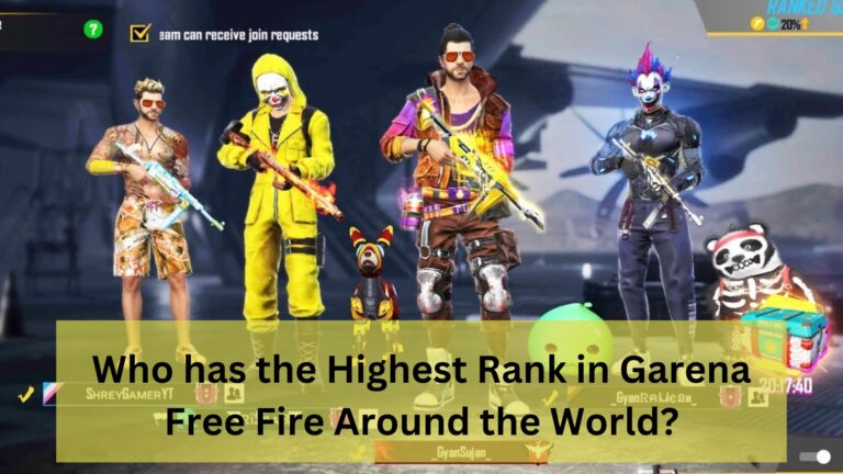 Who has the Highest Rank in Garena Free Fire Around the World