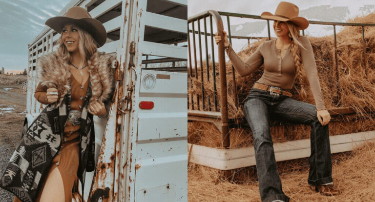 Women's Outfit Ideas for Countryside Cowgirl Style